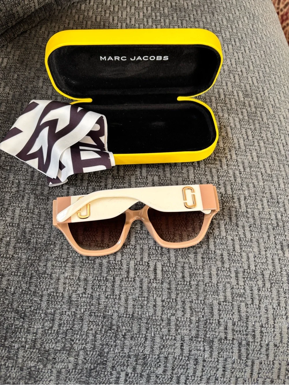 Marc Jacobs Blush Pink Oversized Cat-Eye Sunglasses
